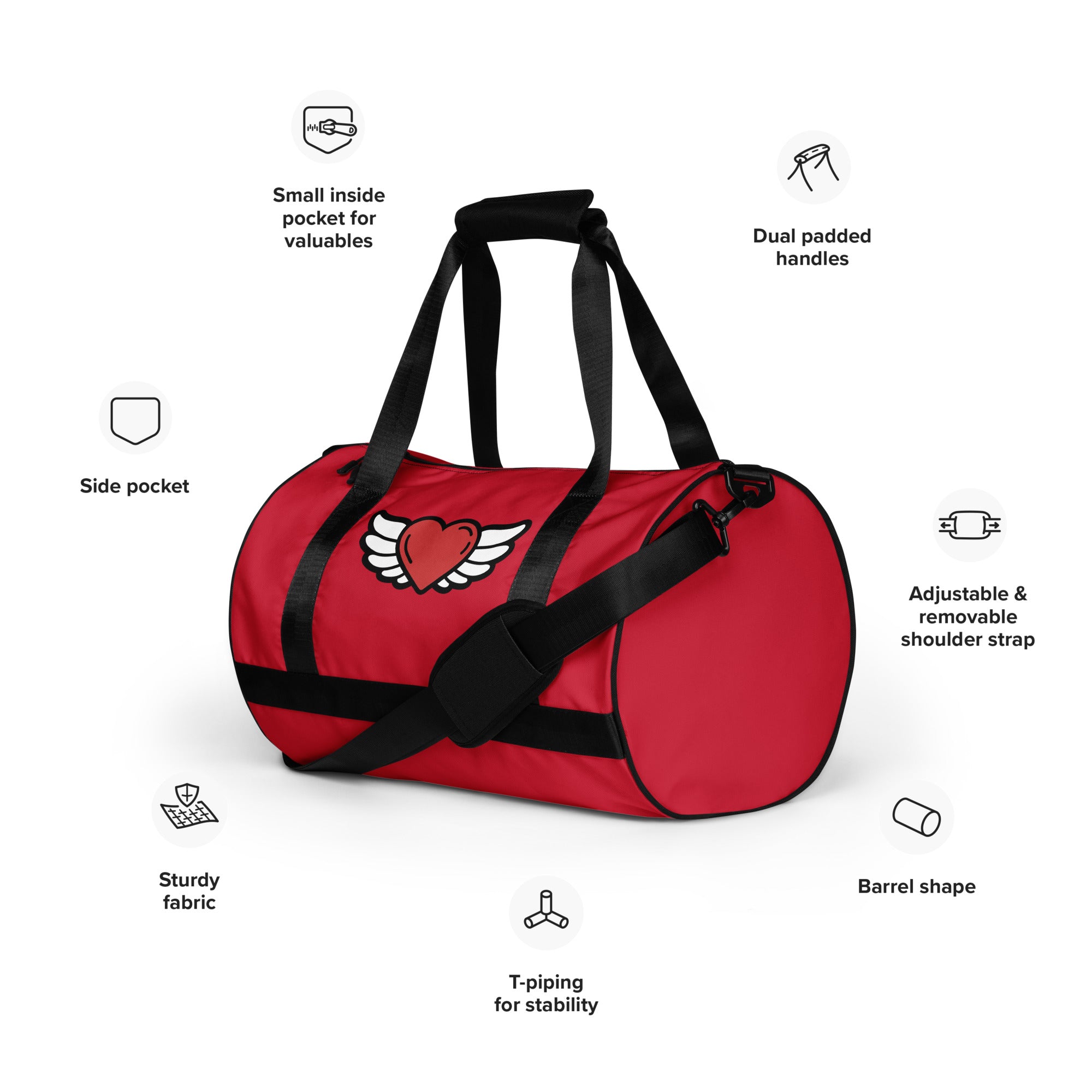 Angel Wings Gym Bag